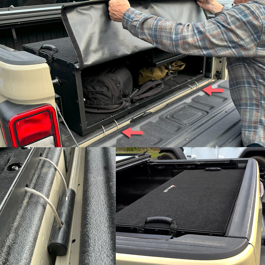 EZ4X4 Quick Box - Portable Pickup Truck Bed Box and Secure Storage