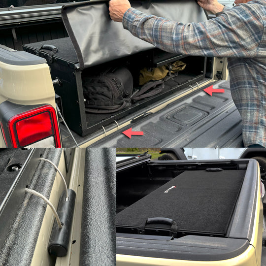 EZ4X4 Quick Box - Portable Pickup Truck Bed Box and Secure Storage